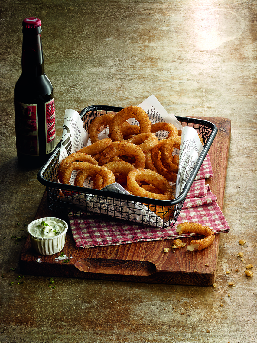 Beer Battered Onion Rings Thin 1000g