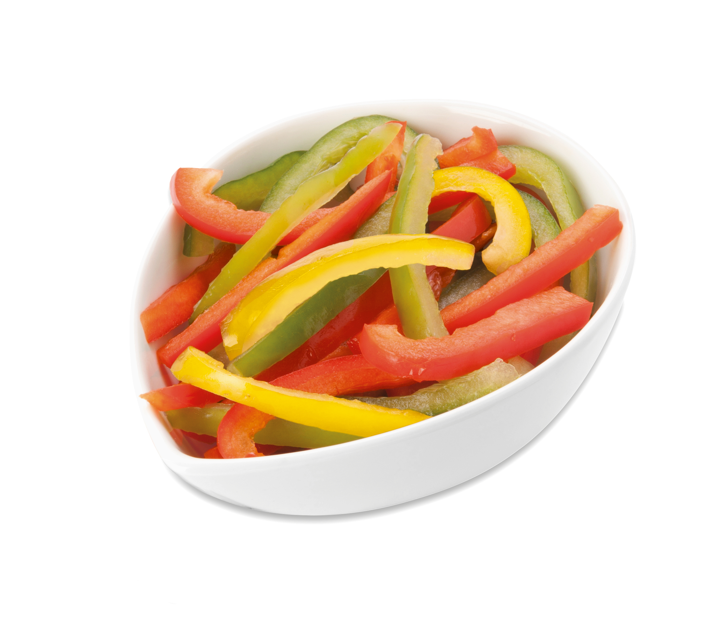 Paprika-Streifen rot/gelb/grün 2500 g