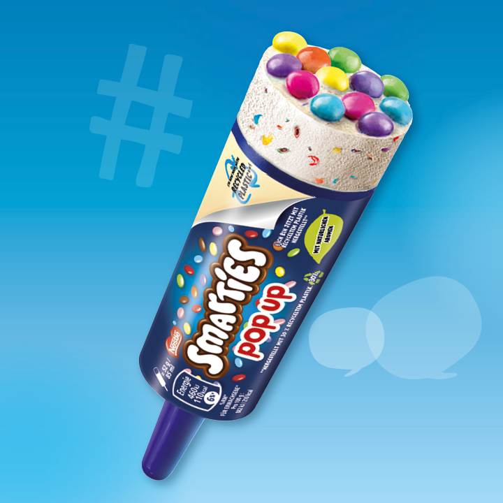 Smarties Pop Up Eis 85ml