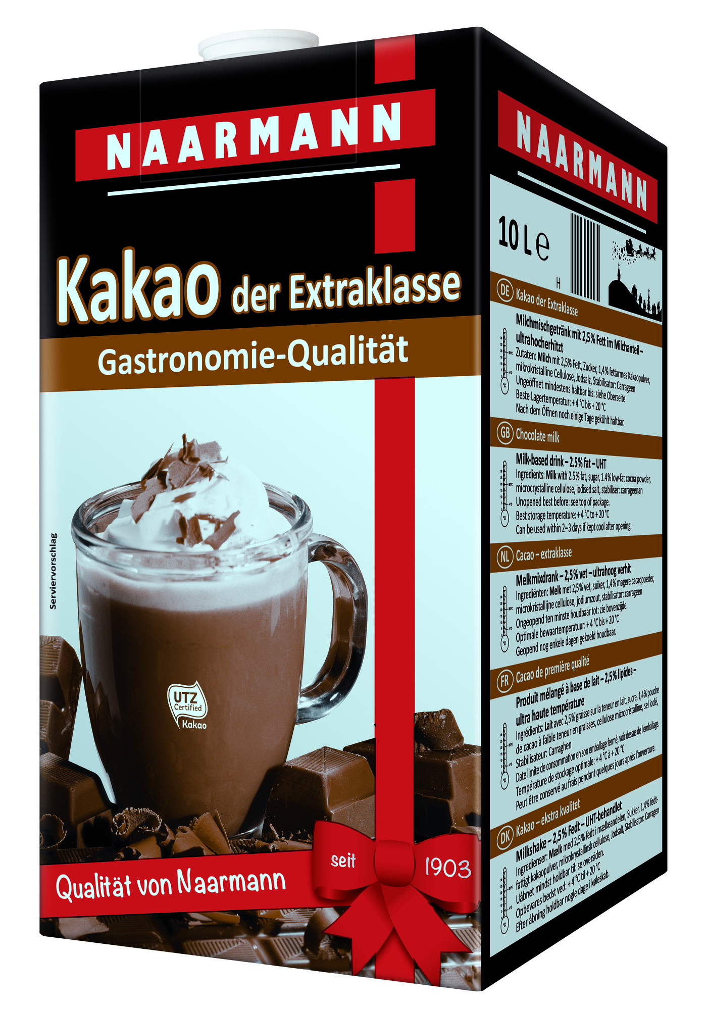 Kakao der Extraklasse 2,5% Fett 10Ltr.