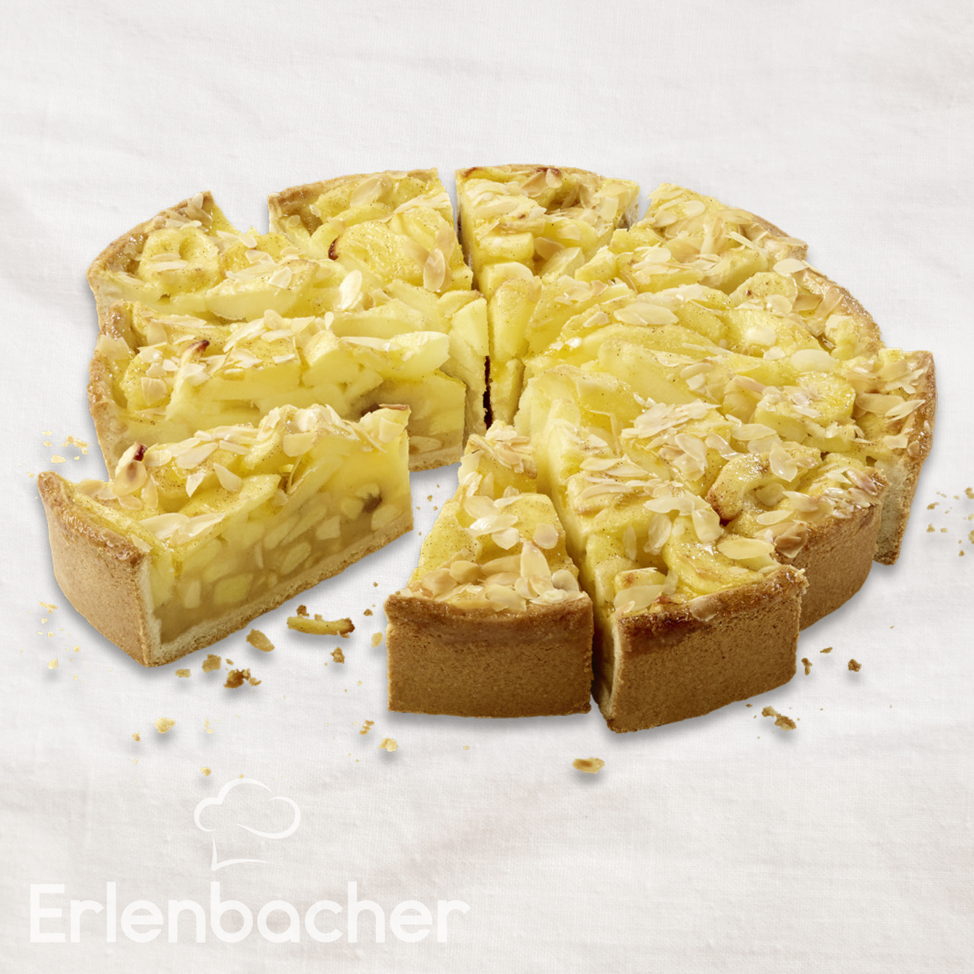 Premium Apfeltorte vorgeschnitten 2500g