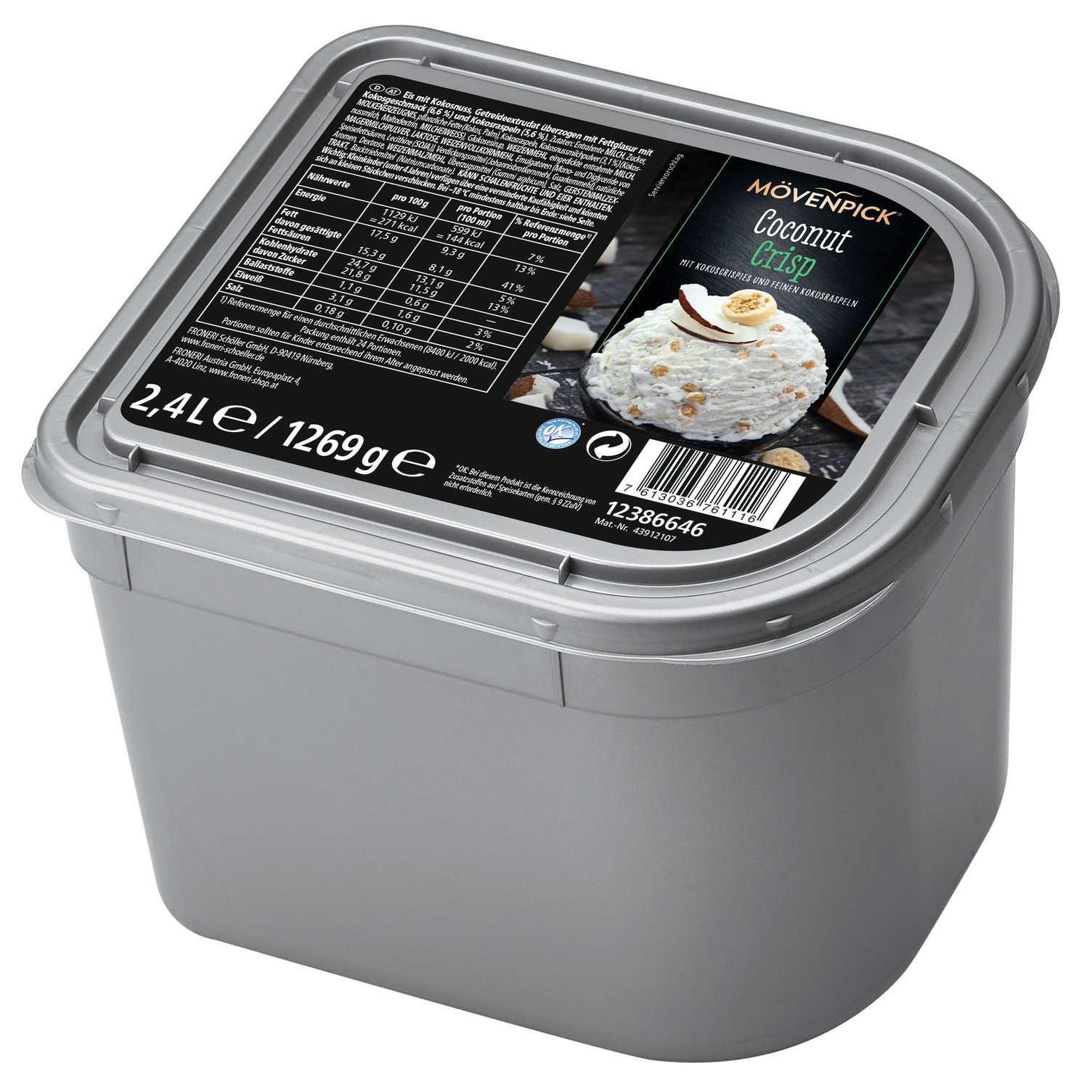 Coconut Crisp Eis 2400ml