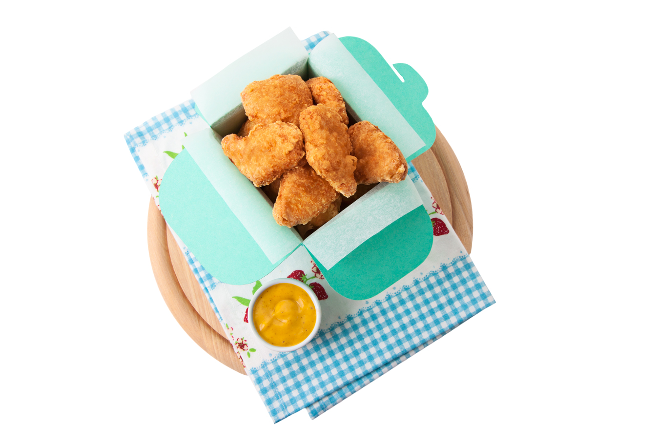 Hähnchen-Form-Nuggets im Backteig 2500g