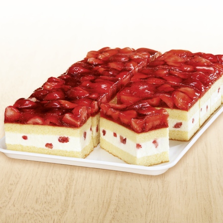 Erdbeer-Käse-Sahneschnitte 2100g