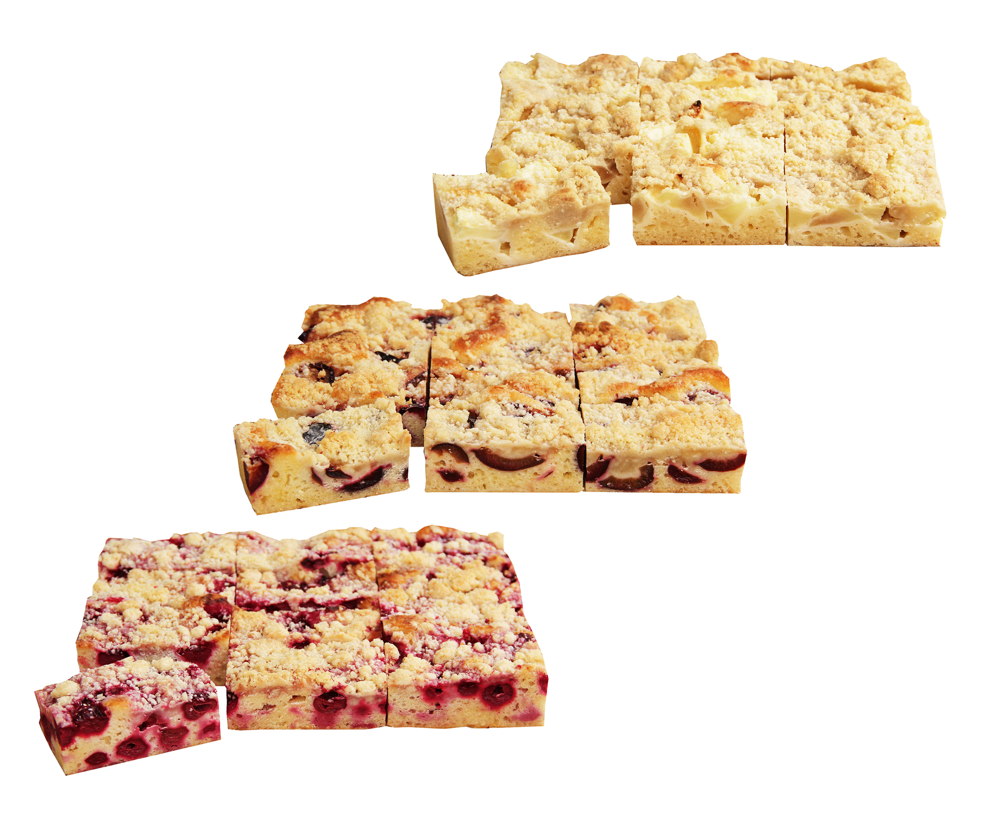 BIO Blechkuchen-Mischkarton 1200g