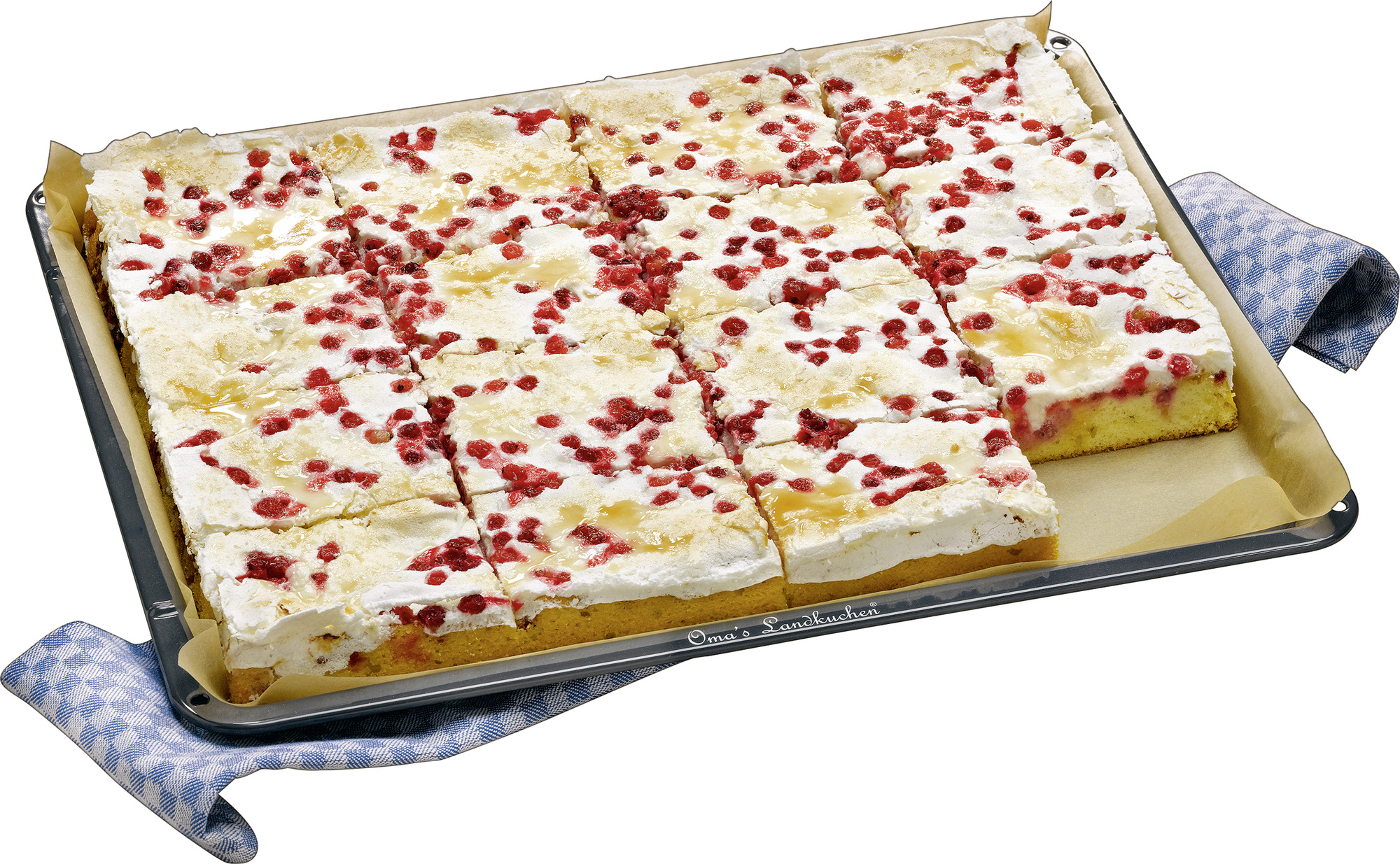 OMAS LANDKUCHEN Johannisbeer-Baiser-Blechkuchen 2100g