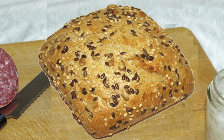 Körner Brötchen viereckig 70g