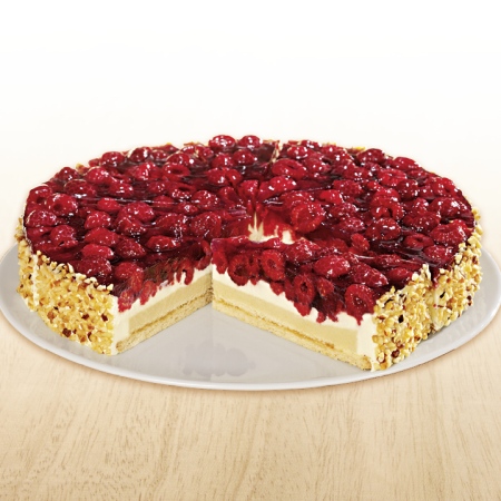 Himbeerkuchen vorgeschnitten 1500g