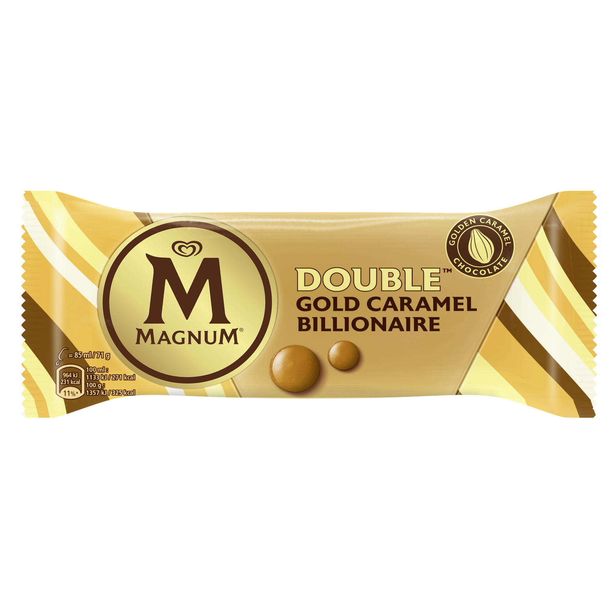 Magnum Double Gold Caramel Billionaire Eis 85ml