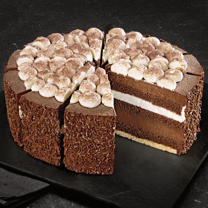 UNSERE PRACHTSTÜCKE CLASSICS Mousse-au-chocolat-Torte vorgeschnitten 2050g