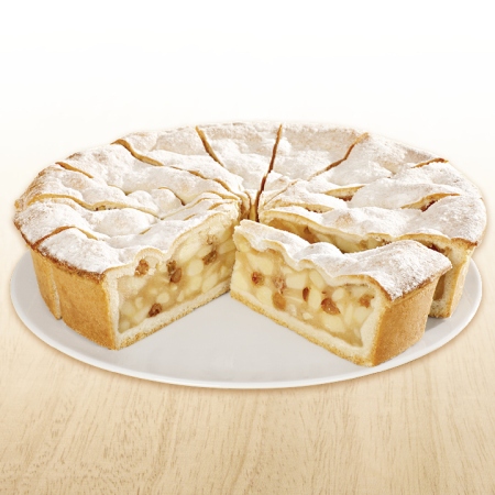Gedeckter Apfelkuchen vorgeschnitten 2500g