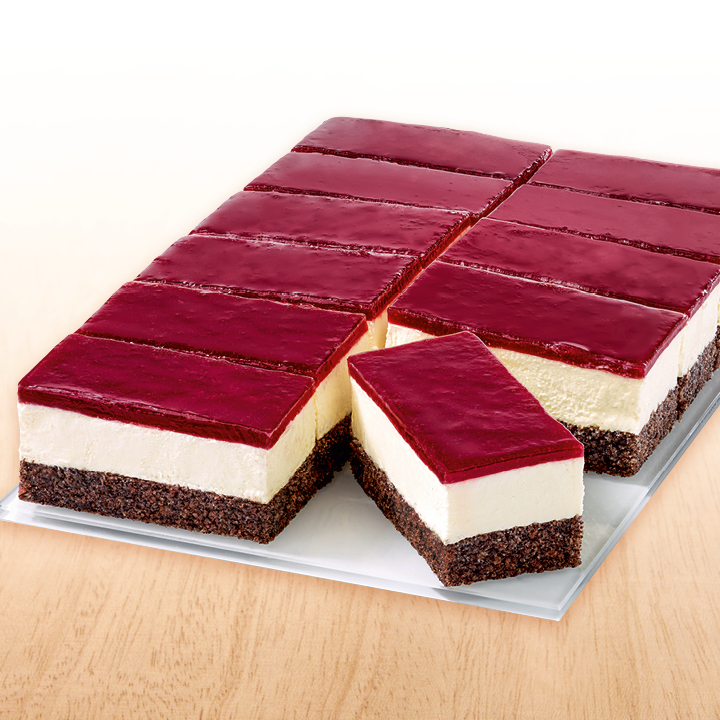 Mohn-Himbeer-Schnitte 1950g