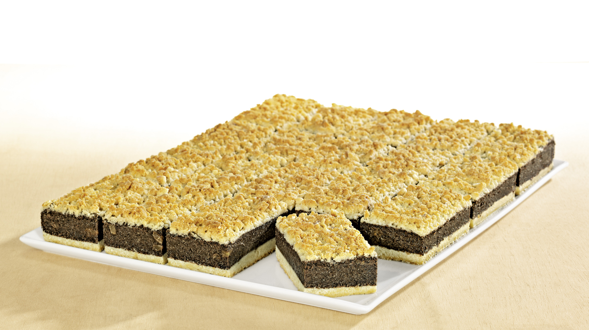 Mohn-Streuselkuchen-Schnitte 3200g