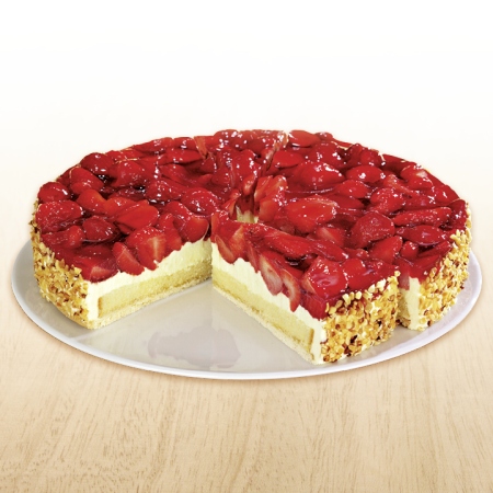 Erdbeerkuchen vorgeschnitten 1750g