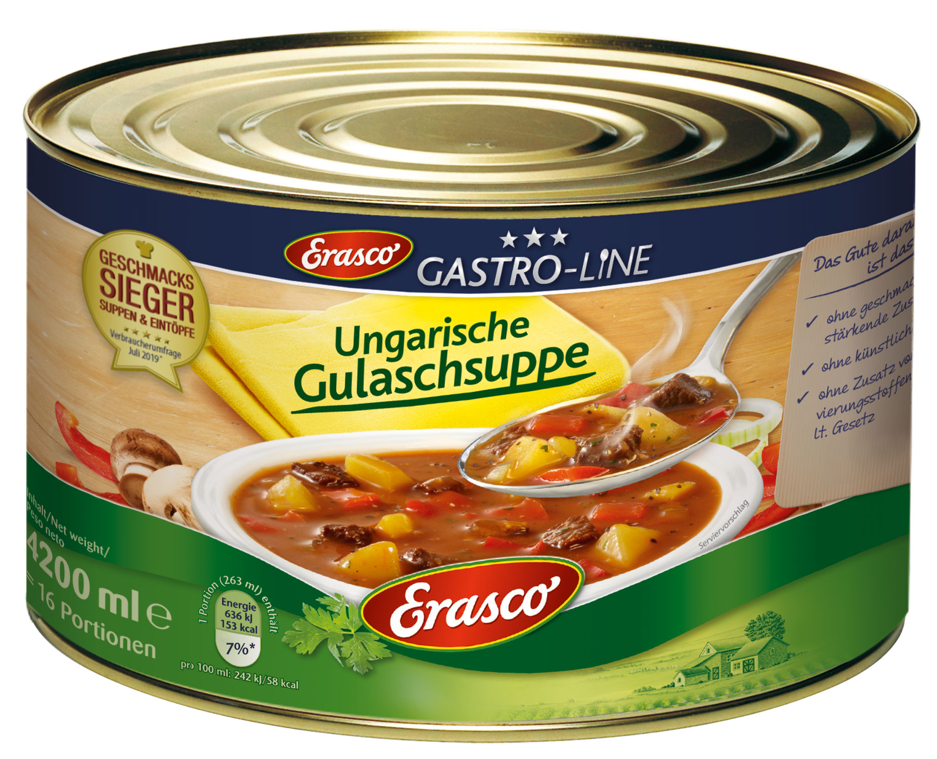 Ungarische Gulaschsuppe 4200ml