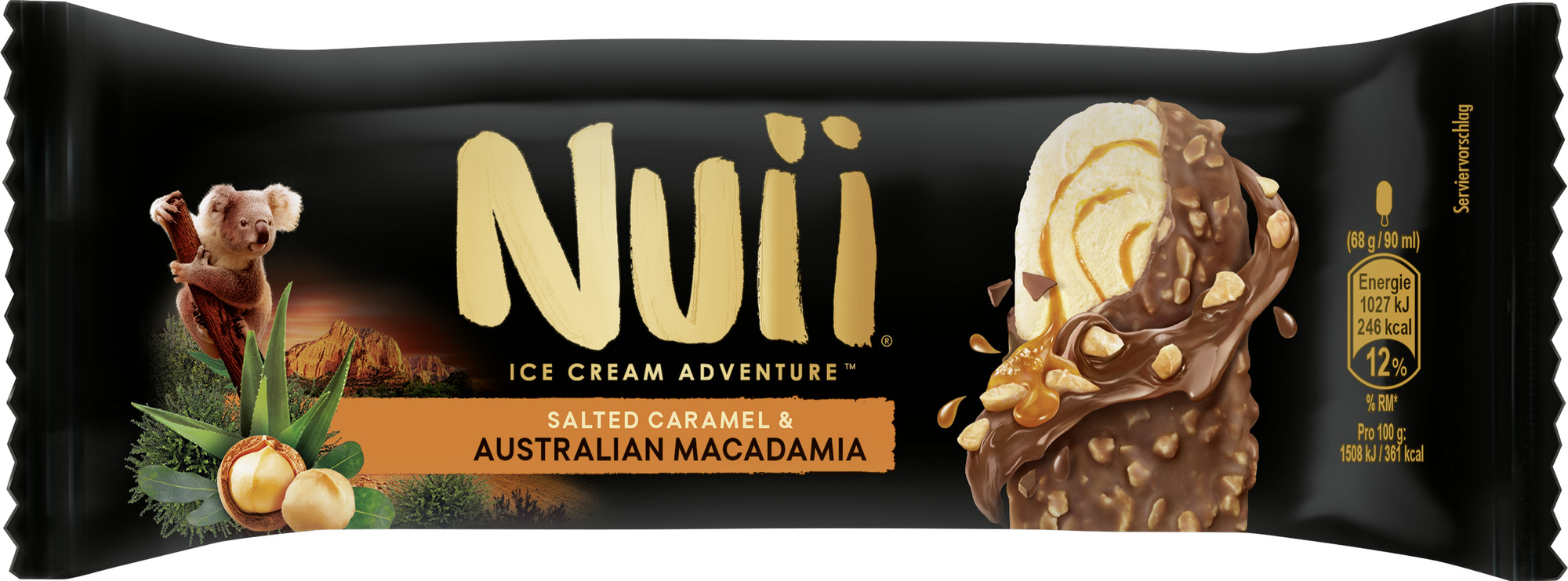 Nuii Salted Caramel & Australian Macadamia Eis 90ml